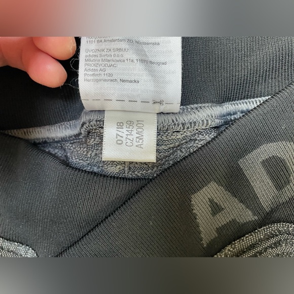 Adidas // Workout Leggings // Wrap Waist Detail // Medium Fits Like Small - Picture 4 of 11